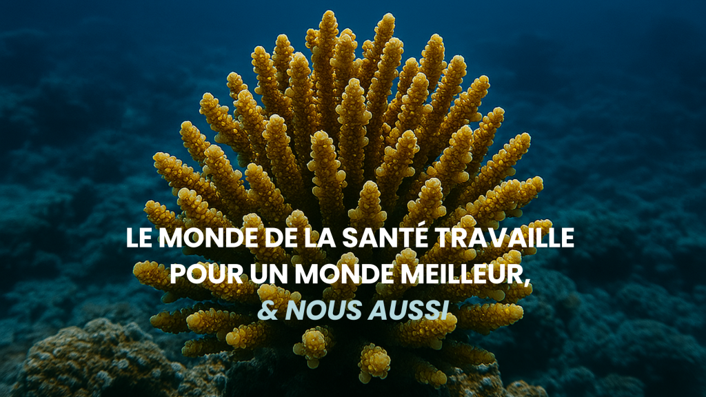 Le monde de la santé travaille pour un monde meilleur, nous aussi